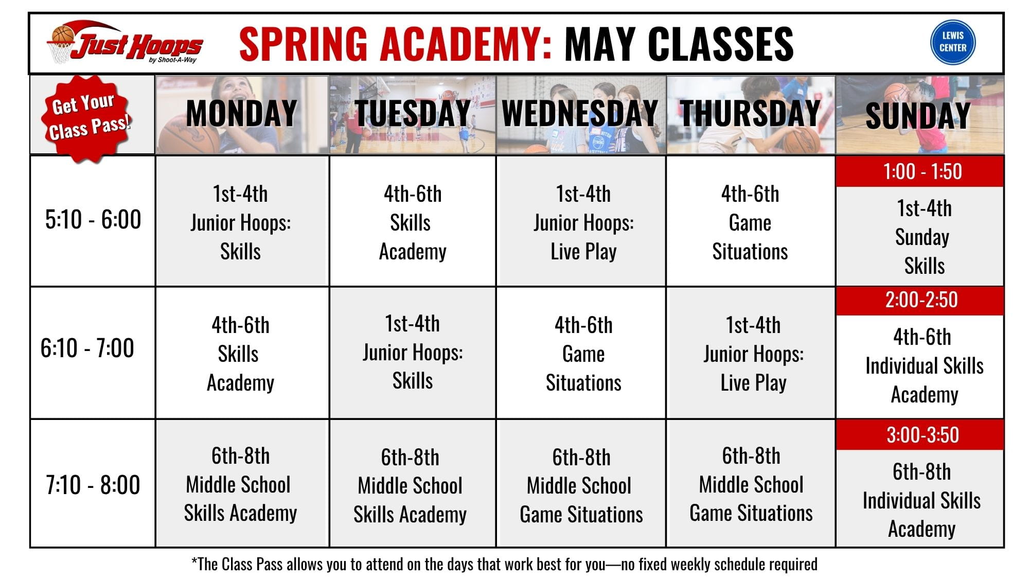 Official - Lewis Center Class Pass (1)